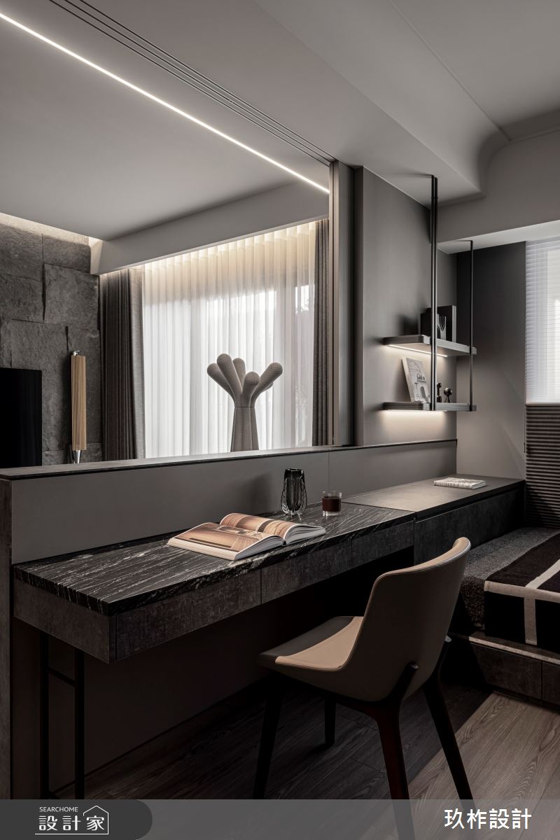 32坪新成屋(5年以下)＿現代風書房工作區案例圖片＿玖柞設計＿玖柞_48之4