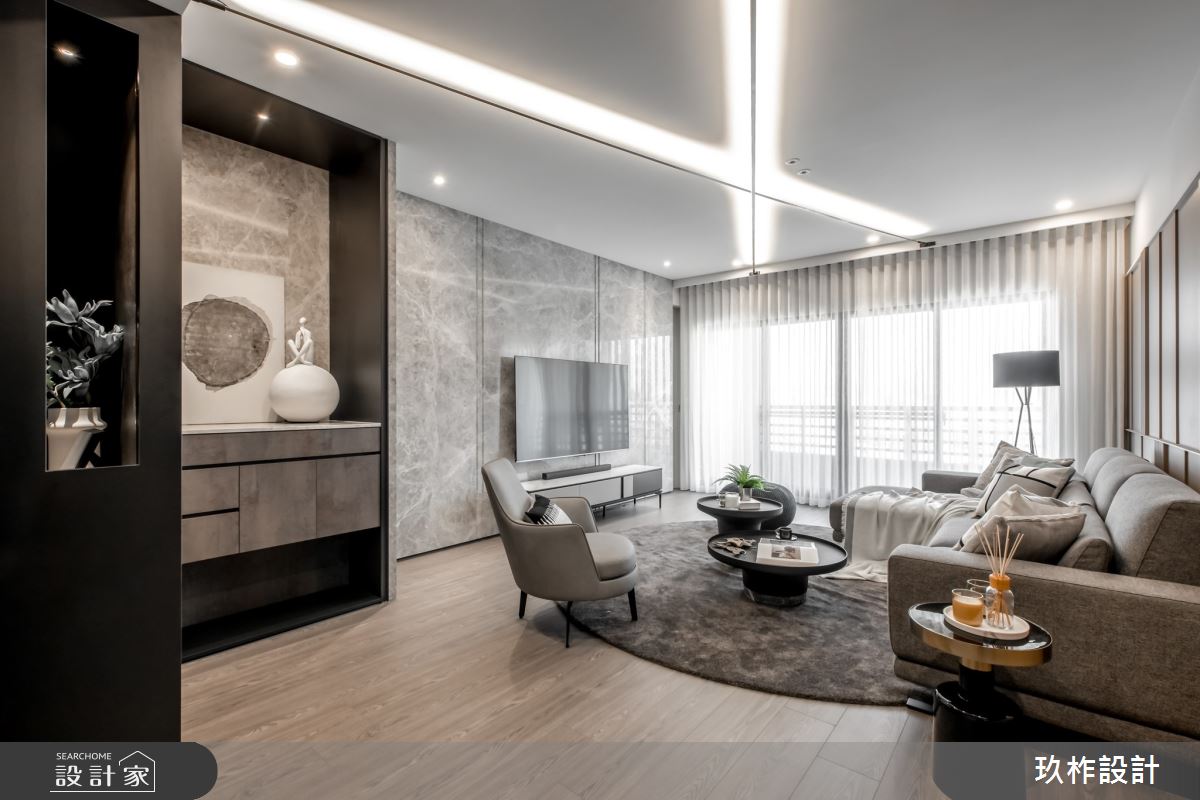 52坪中古屋(5~15年)＿現代風客廳案例圖片＿玖柞設計＿玖柞_49之3