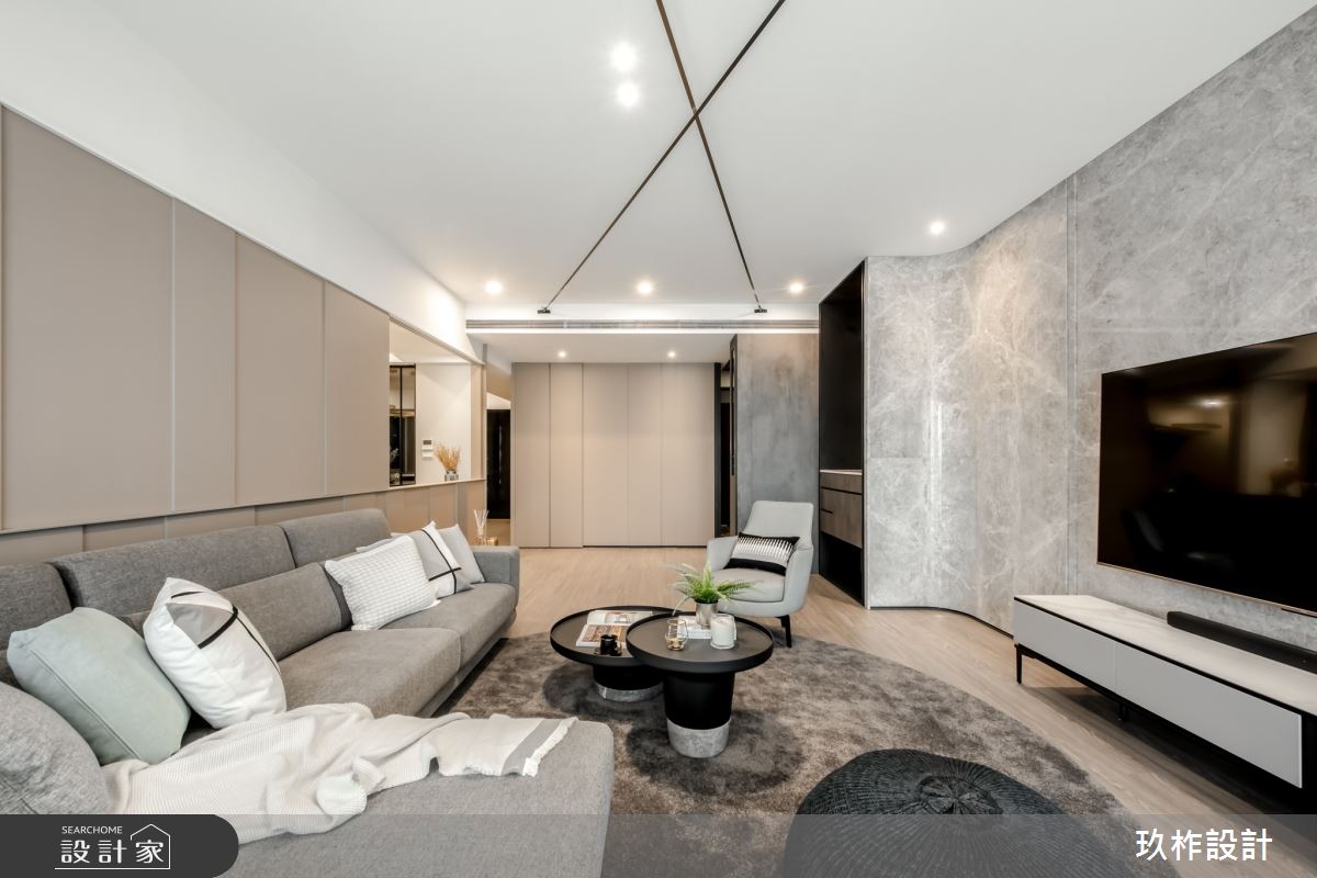 52坪中古屋(5~15年)＿現代風客廳案例圖片＿玖柞設計＿玖柞_49之6