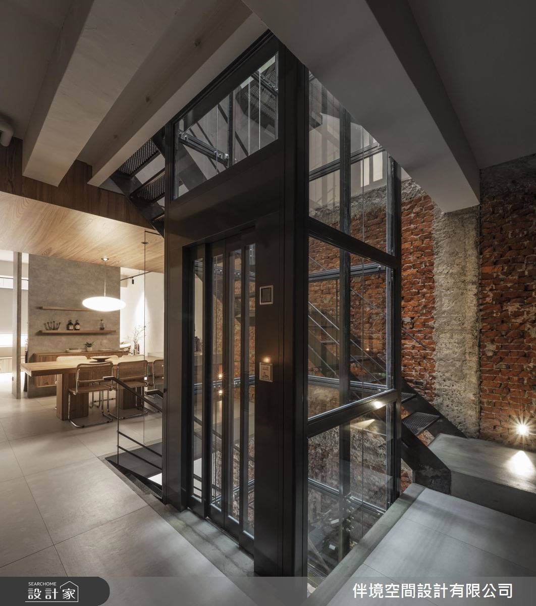 100坪老屋(16~30年)＿混搭風餐廳樓梯案例圖片＿伴境空間設計有限公司＿伴境_04之10