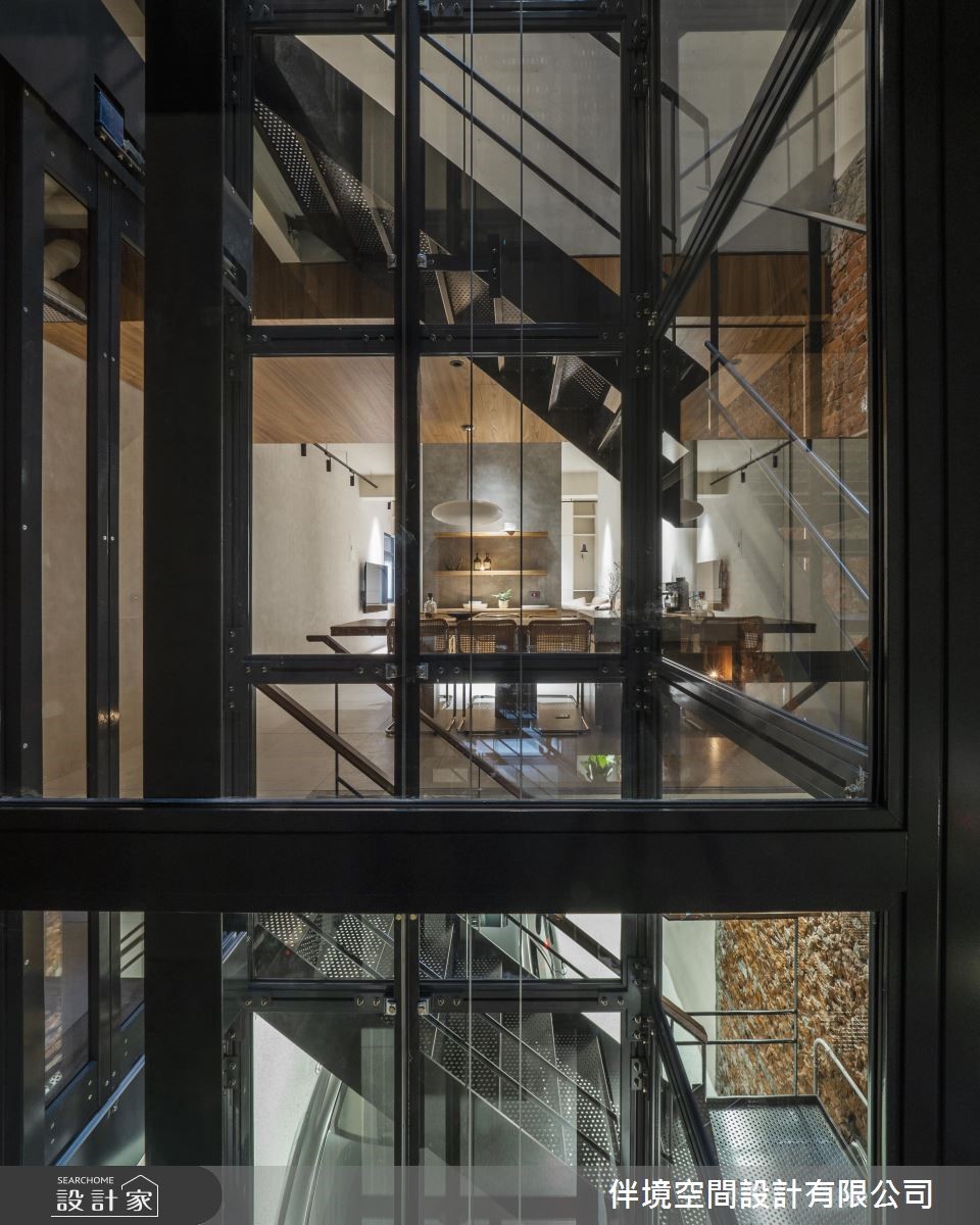 100坪老屋(16~30年)＿混搭風樓梯案例圖片＿伴境空間設計有限公司＿伴境_04之18