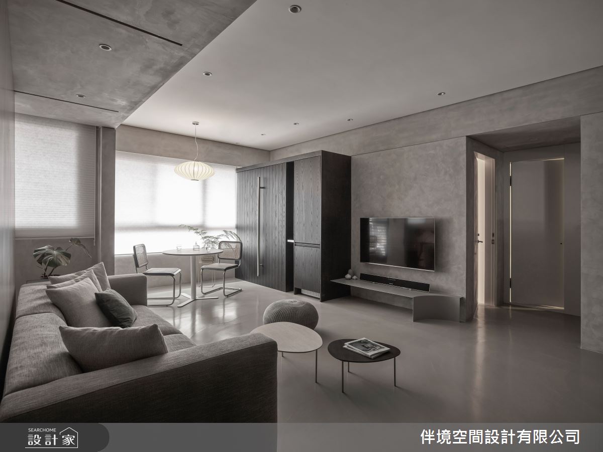 20坪新成屋(5年以下)＿混搭風客廳案例圖片＿伴境空間設計有限公司＿伴境_06之1