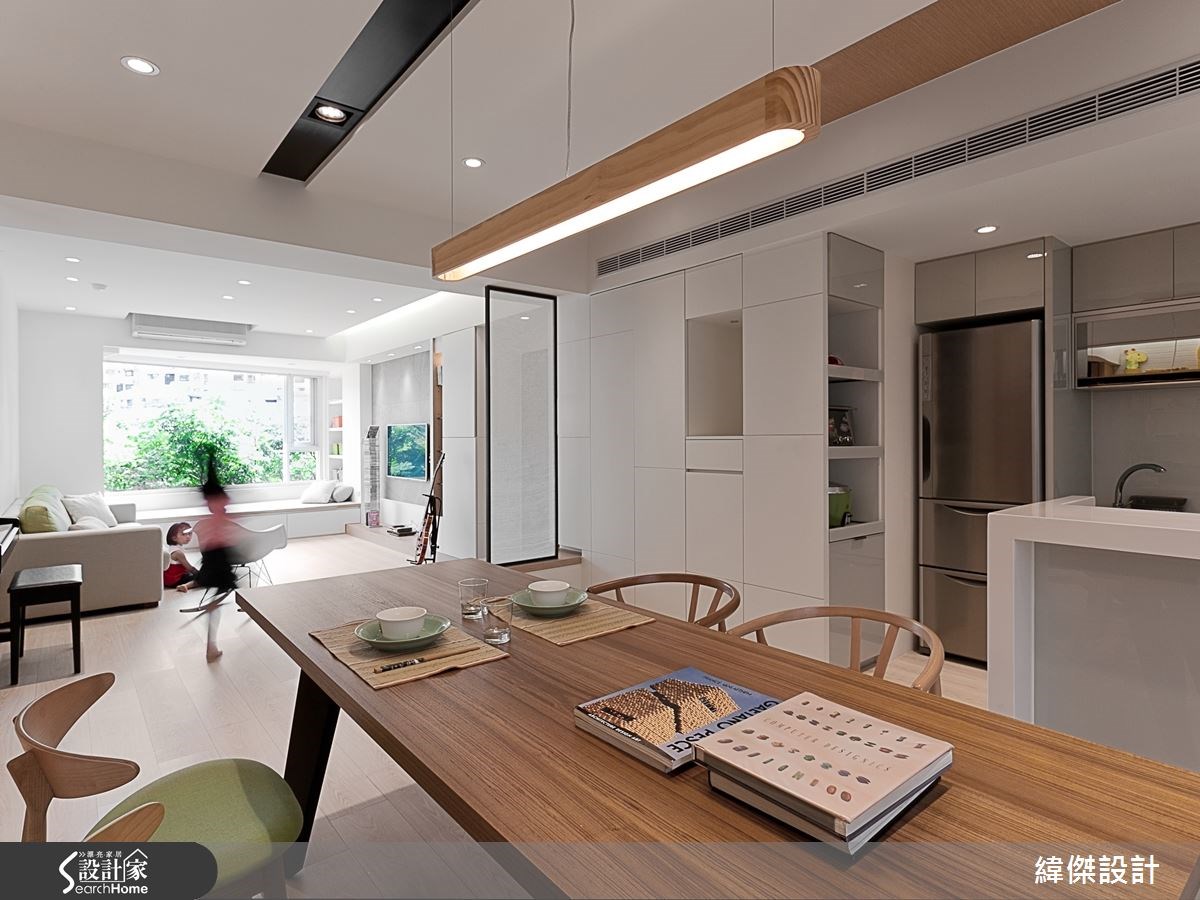 27坪老屋(16~30年)＿北歐風餐廳案例圖片＿緯傑設計＿緯傑_01之3