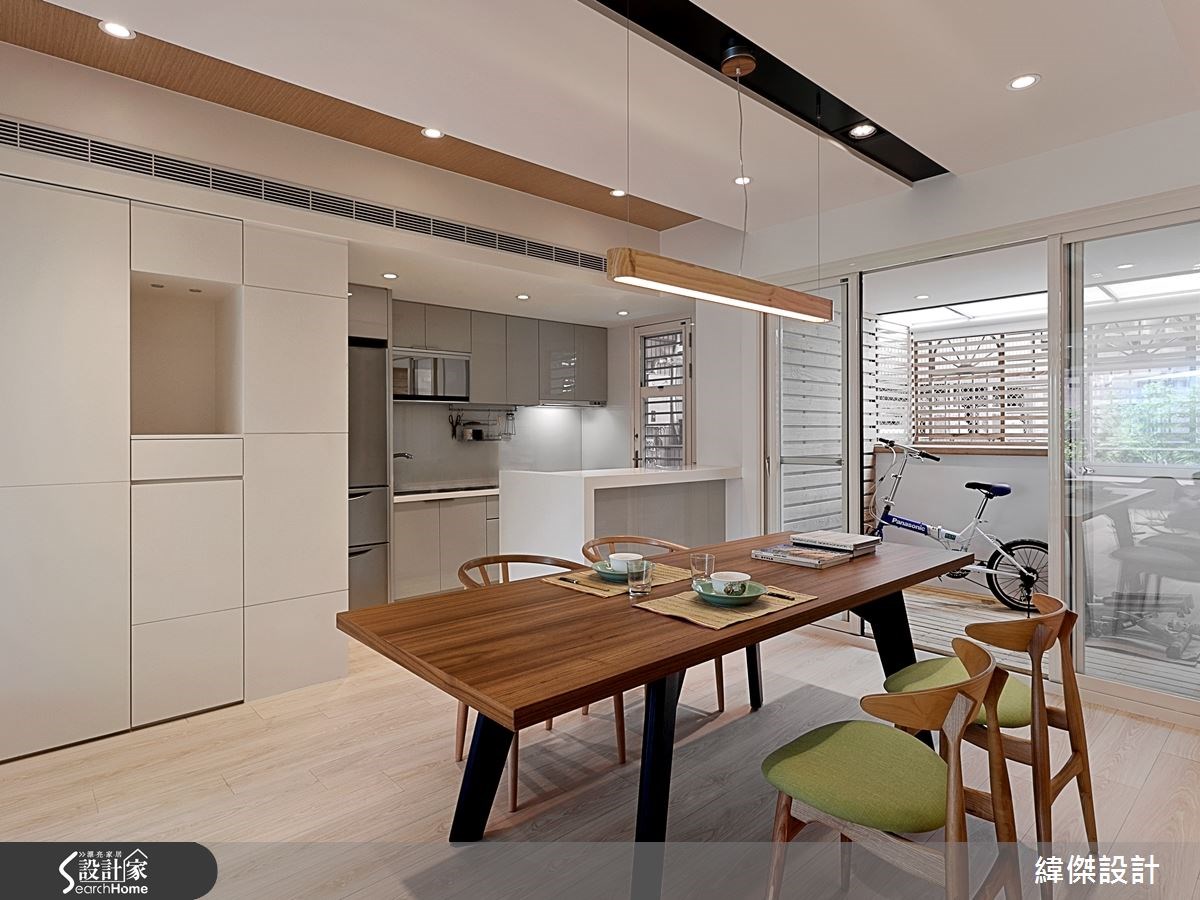27坪老屋(16~30年)＿北歐風餐廳案例圖片＿緯傑設計＿緯傑_01之4