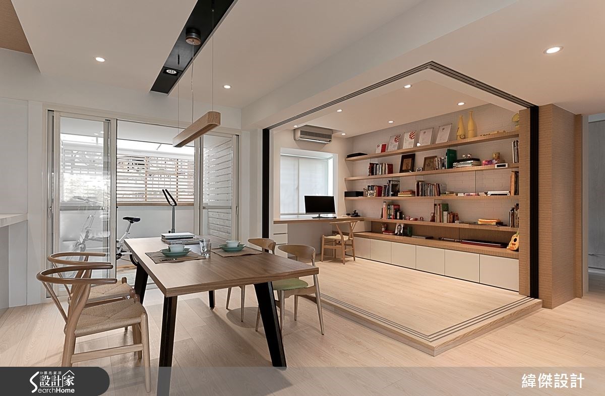 27坪老屋(16~30年)＿北歐風餐廳案例圖片＿緯傑設計＿緯傑_01之5