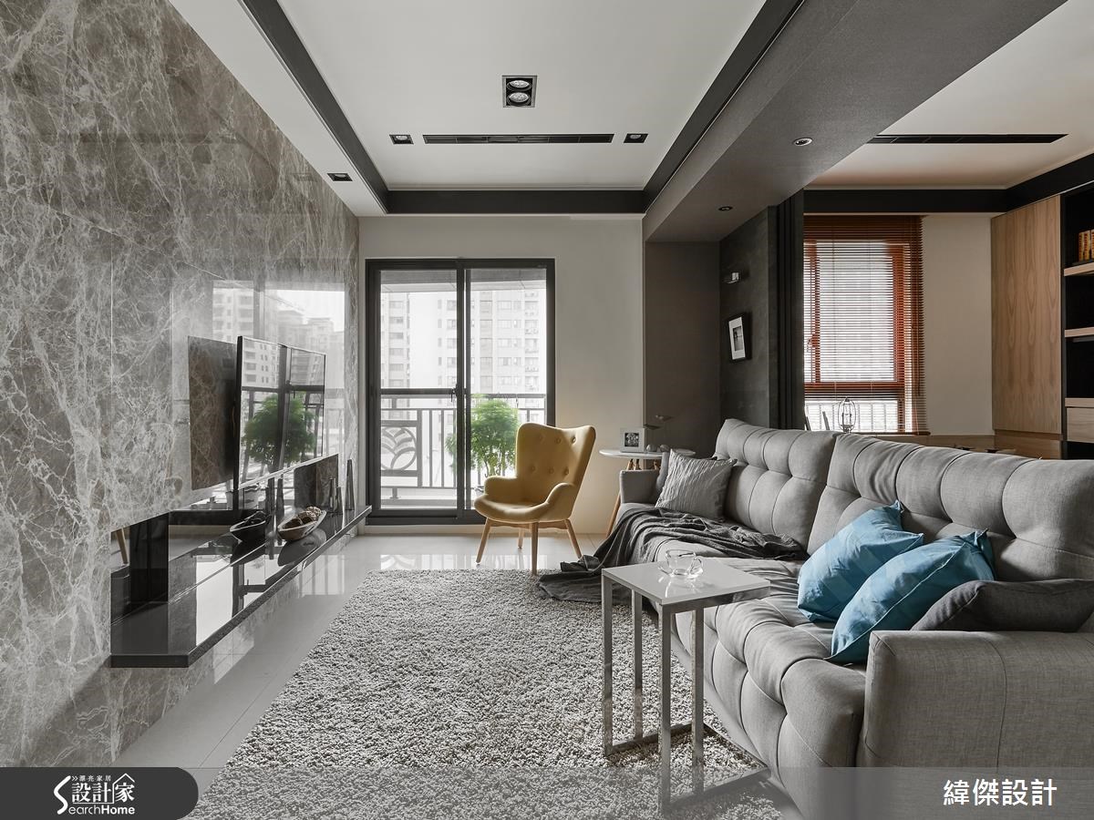 28坪新成屋(5年以下)＿現代風客廳案例圖片＿緯傑設計＿緯傑_03之4623