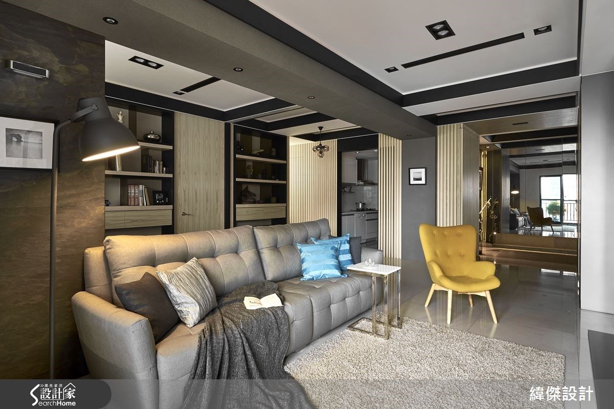 28坪新成屋(5年以下)＿現代風客廳案例圖片＿緯傑設計＿緯傑_03之4660