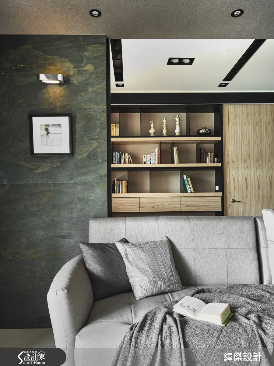 28坪新成屋(5年以下)＿現代風客廳案例圖片＿緯傑設計＿緯傑_03之7