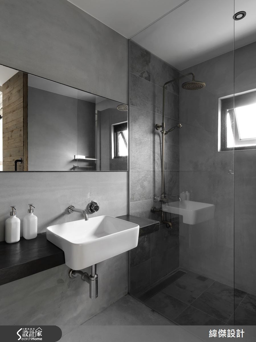 80坪老屋(16~30年)＿工業風浴室案例圖片＿緯傑設計＿緯傑_04之13