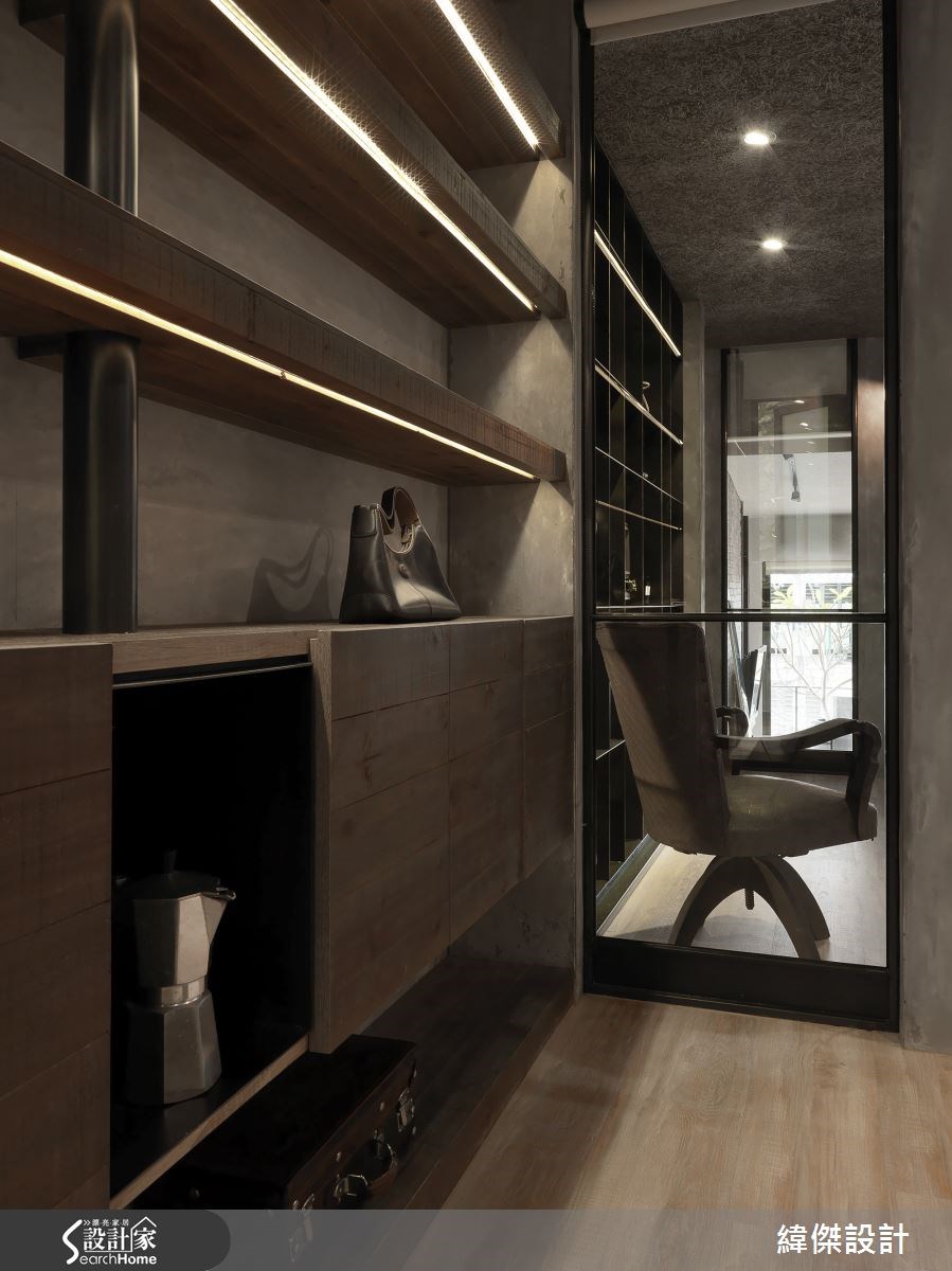 80坪老屋(16~30年)＿工業風書房案例圖片＿緯傑設計＿緯傑_04之17