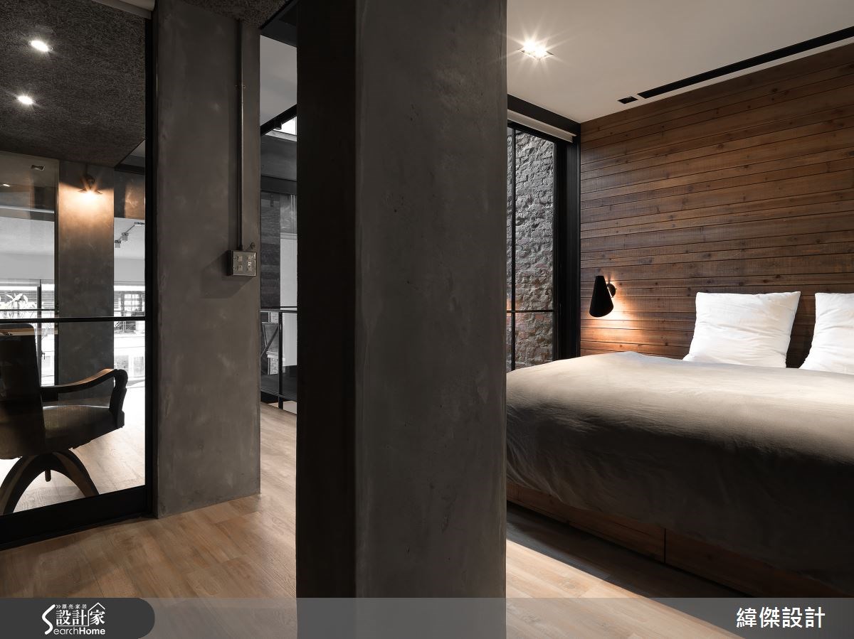 80坪老屋(16~30年)＿工業風臥室案例圖片＿緯傑設計＿緯傑_04之18