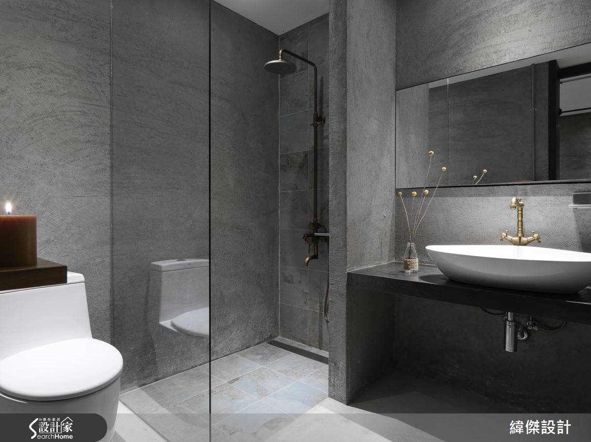 80坪老屋(16~30年)＿工業風浴室案例圖片＿緯傑設計＿緯傑_04之37