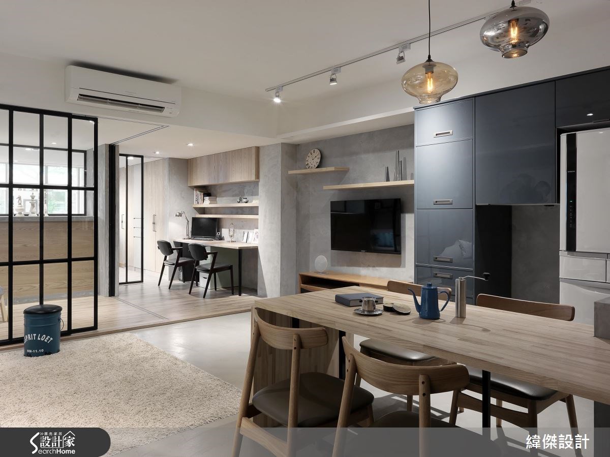 20坪老屋(16~30年)＿工業風案例圖片＿緯傑設計＿緯傑_05之12