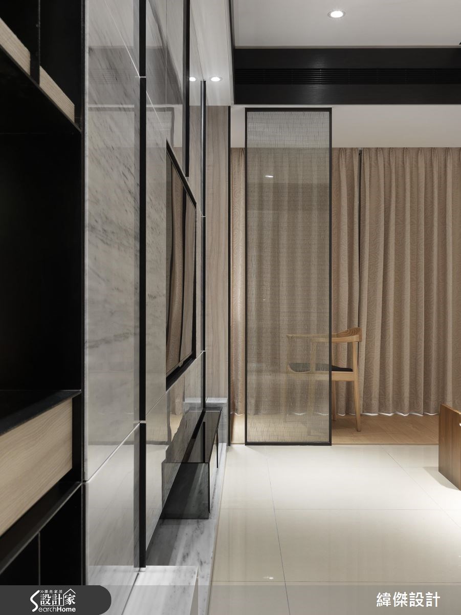 27坪新成屋(5年以下)＿新中式風客廳案例圖片＿緯傑設計＿緯傑_07之2