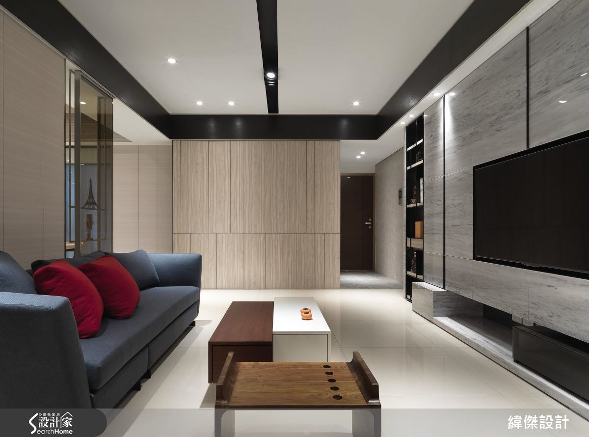 27坪新成屋(5年以下)＿新中式風客廳案例圖片＿緯傑設計＿緯傑_07之7