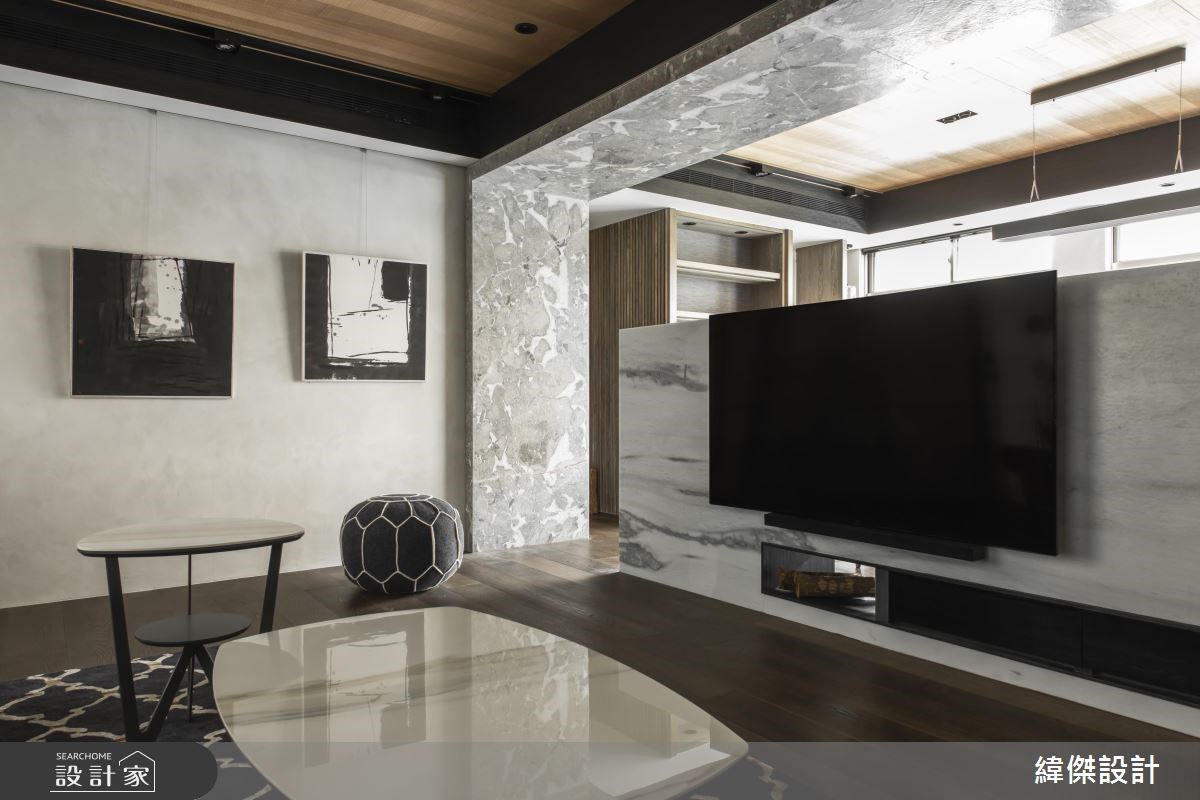 34坪中古屋(5~15年)＿休閒風客廳案例圖片＿緯傑設計＿緯傑_13之11
