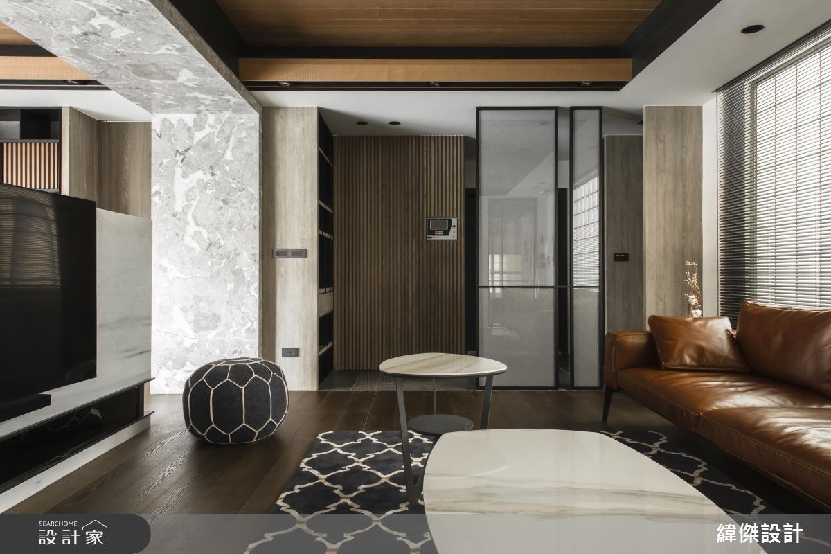 34坪中古屋(5~15年)＿休閒風客廳案例圖片＿緯傑設計＿緯傑_13之15