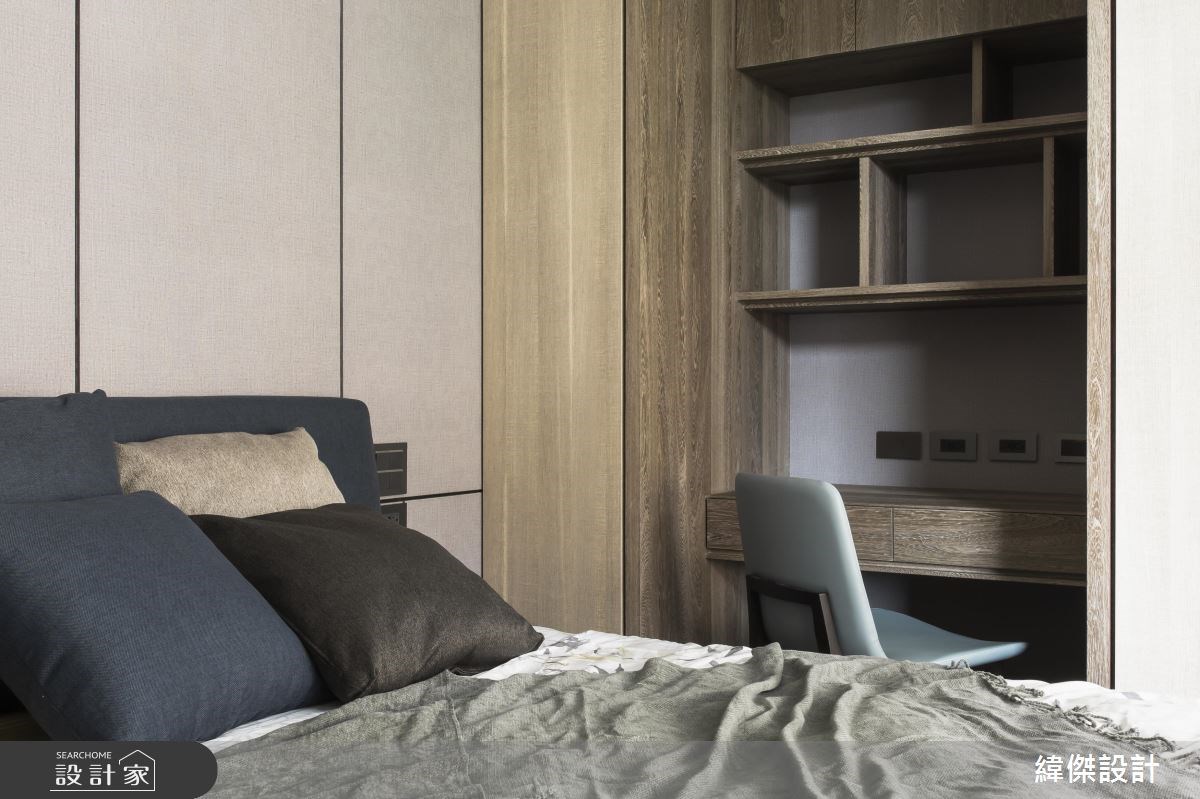 34坪中古屋(5~15年)＿休閒風臥室案例圖片＿緯傑設計＿緯傑_13之21