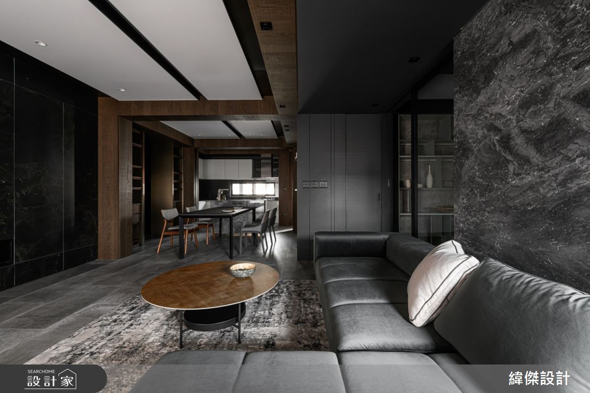 36坪新成屋(5年以下)＿現代風客廳案例圖片＿緯傑設計＿緯傑_15之7