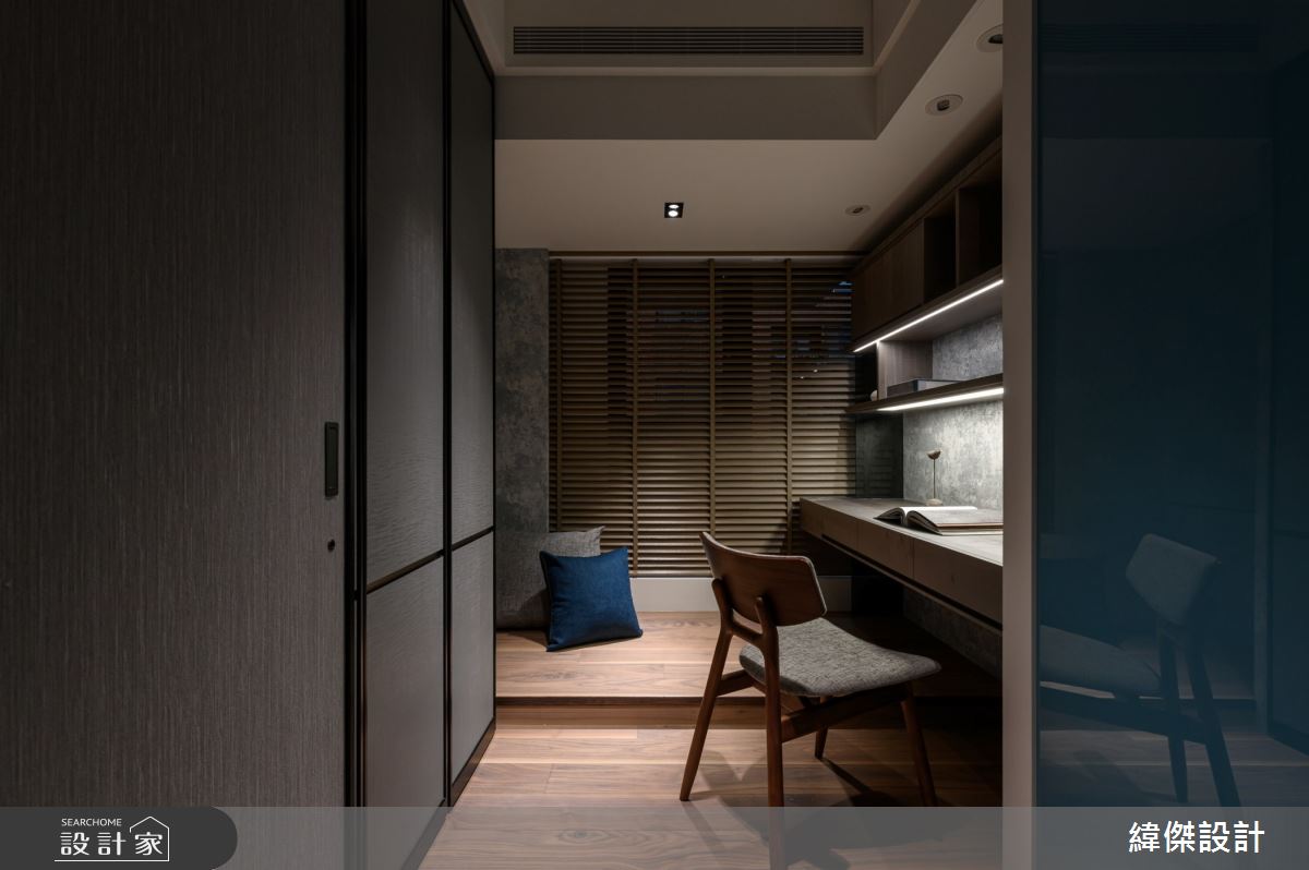 36坪新成屋(5年以下)＿現代風書房案例圖片＿緯傑設計＿緯傑_15之24