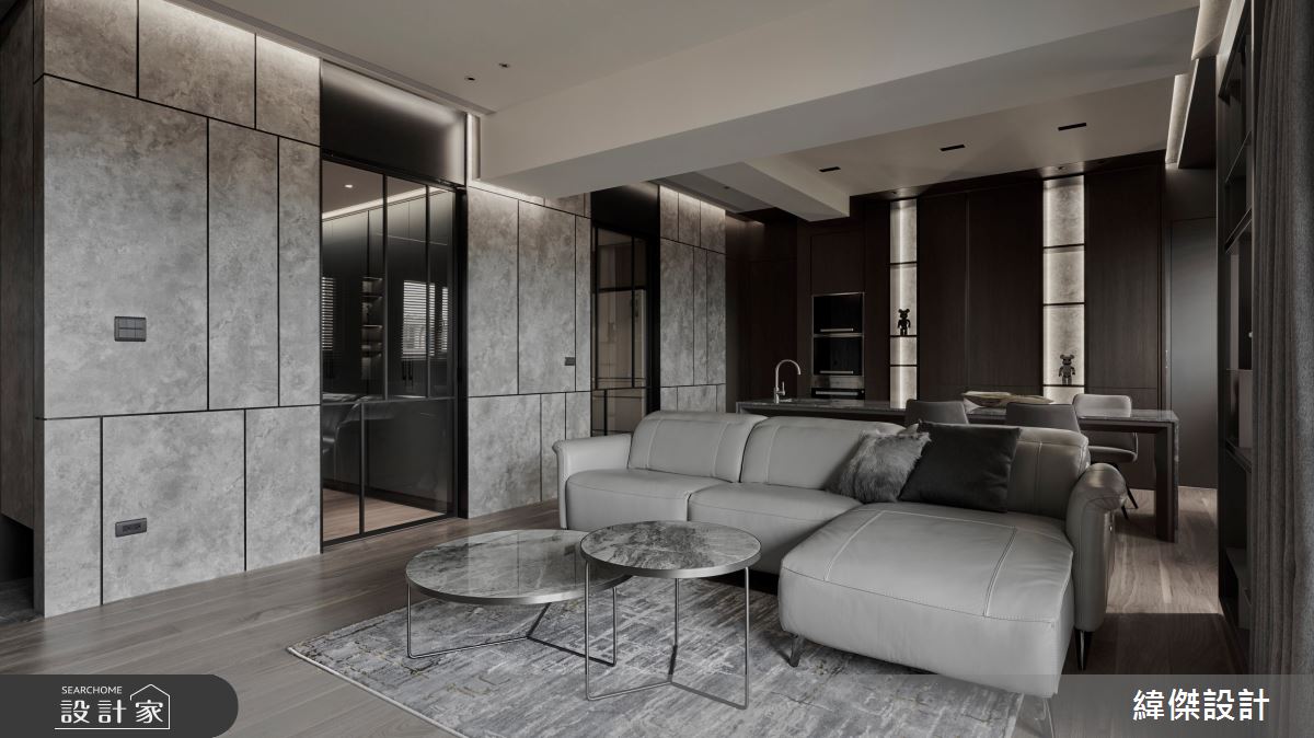 28坪中古屋(5~15年)＿奢華風客廳案例圖片＿緯傑設計＿緯傑_19之1