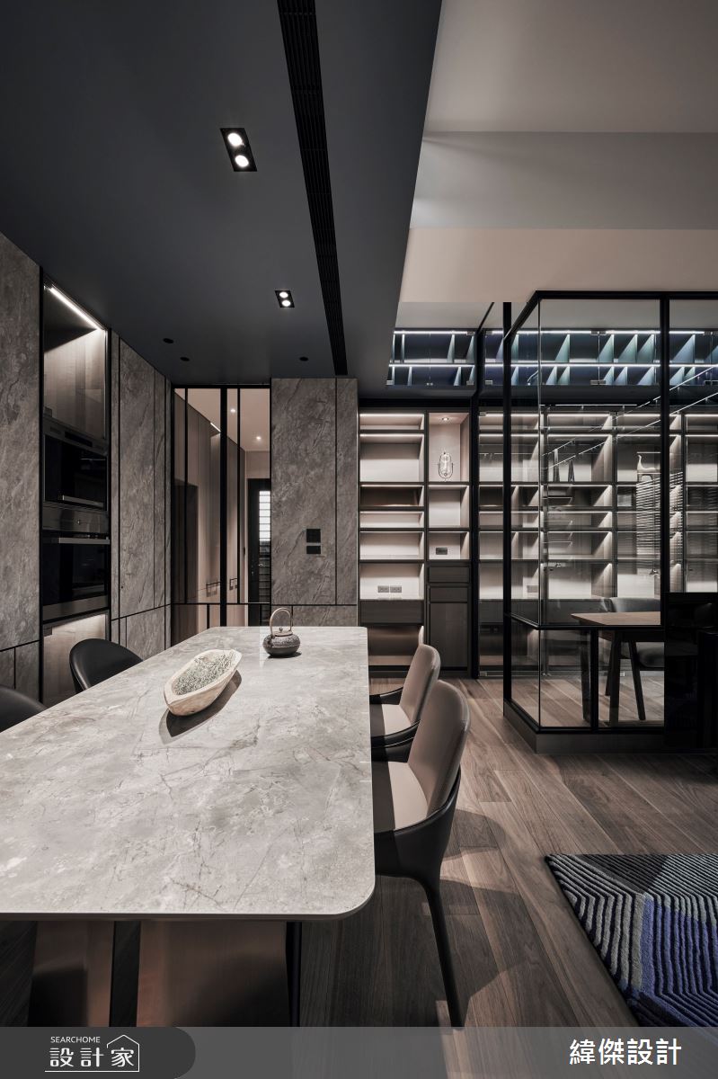 21坪新成屋(5年以下)＿現代風餐廳書房案例圖片＿緯傑設計＿緯傑_22之2