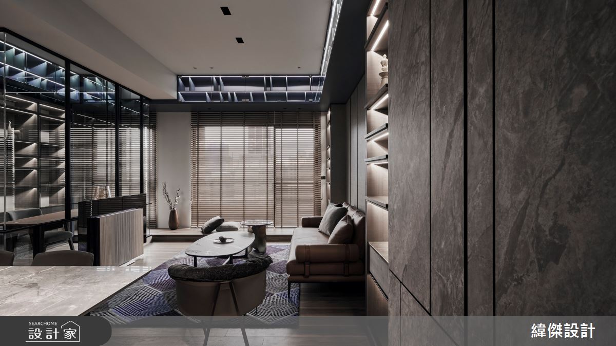 21坪新成屋(5年以下)＿現代風客廳案例圖片＿緯傑設計＿緯傑_22之3