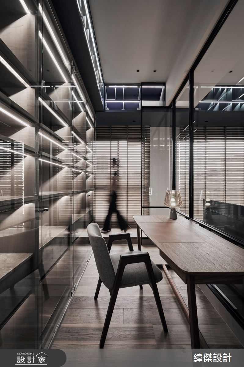 21坪新成屋(5年以下)＿現代風書房案例圖片＿緯傑設計＿緯傑_22之4