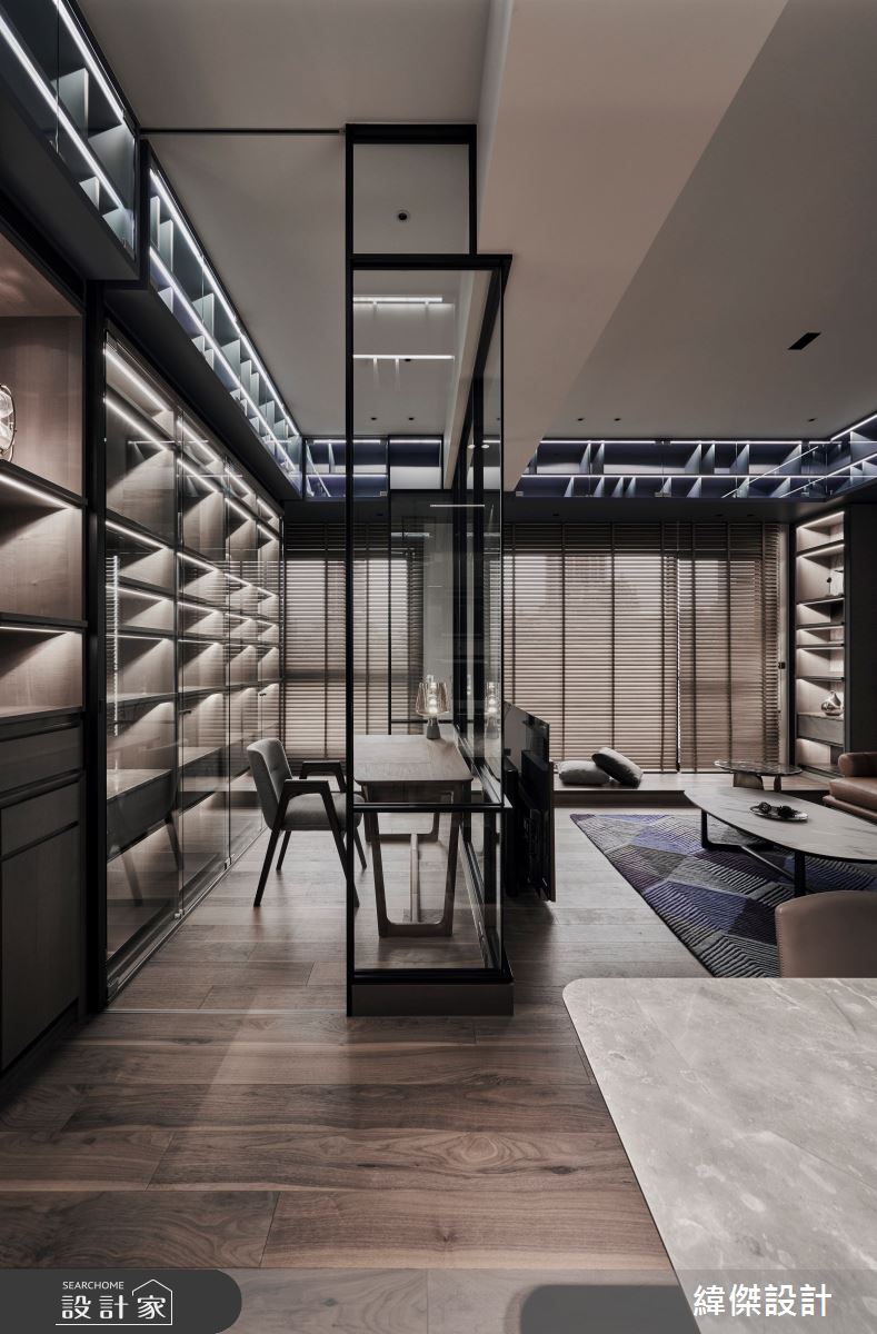 21坪新成屋(5年以下)＿現代風客廳書房案例圖片＿緯傑設計＿緯傑_22之16