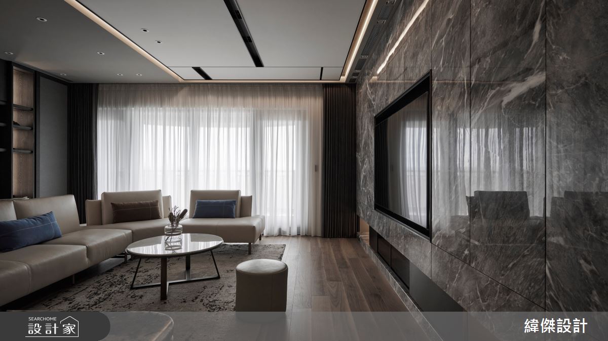 30坪新成屋(5年以下)＿現代風客廳案例圖片＿緯傑設計＿緯傑_23之1