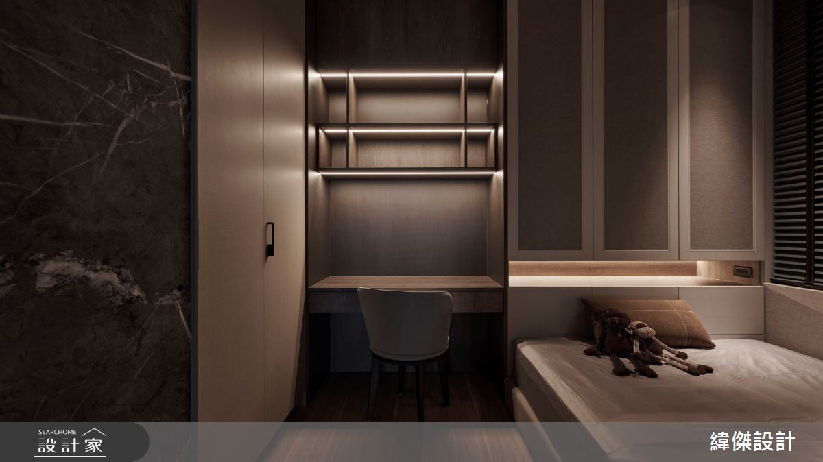 30坪新成屋(5年以下)＿現代風臥室案例圖片＿緯傑設計＿緯傑_23之21