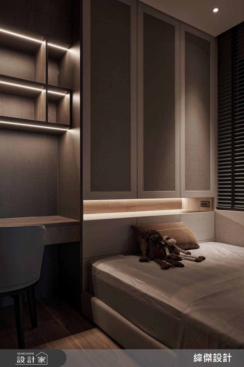 30坪新成屋(5年以下)＿現代風臥室案例圖片＿緯傑設計＿緯傑_23之22
