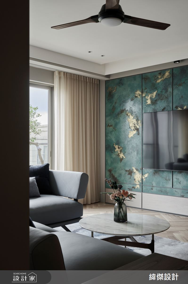 50坪新成屋(5年以下)＿現代風客廳案例圖片＿緯傑設計＿緯傑_24之5