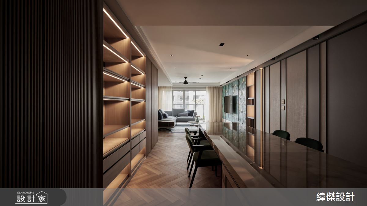 50坪新成屋(5年以下)＿現代風餐廳吧檯中島案例圖片＿緯傑設計＿緯傑_24之1