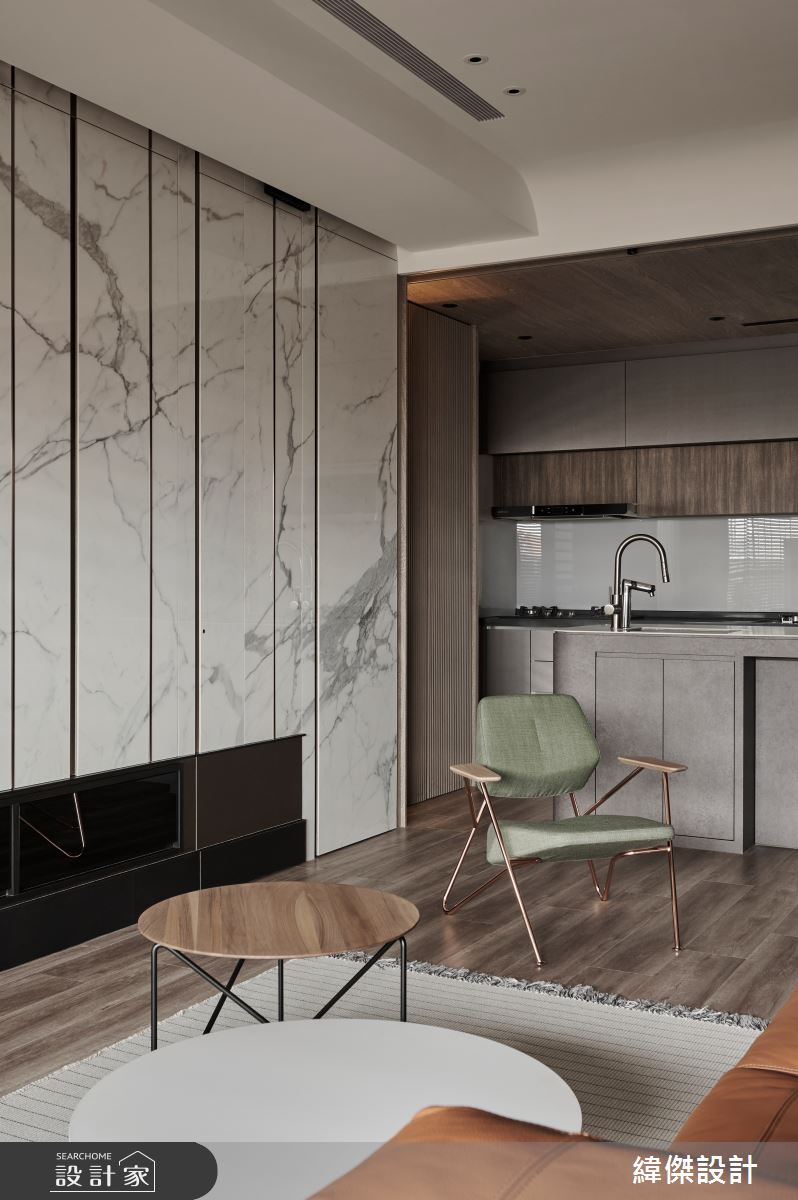 20坪新成屋(5年以下)＿現代風客廳案例圖片＿緯傑設計＿緯傑_25之14