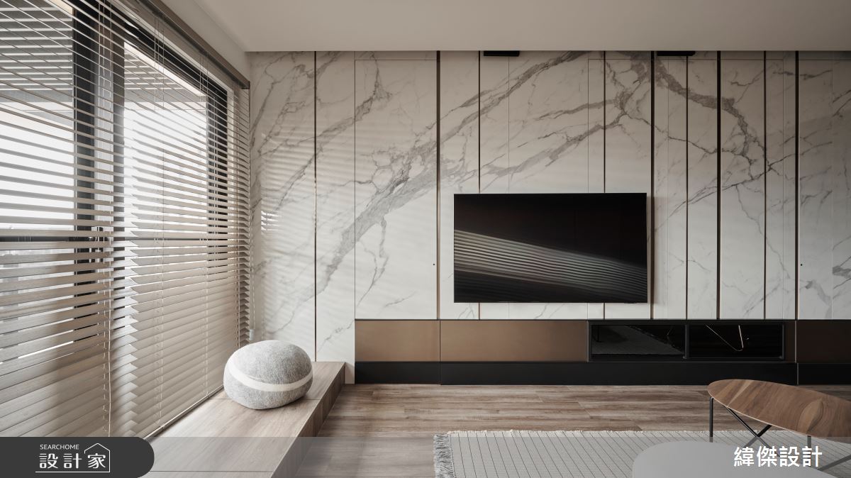 20坪新成屋(5年以下)＿現代風客廳案例圖片＿緯傑設計＿緯傑_25之11