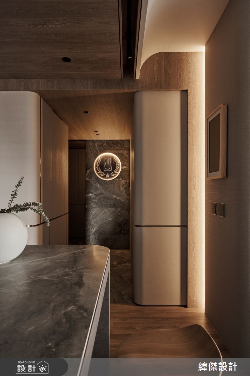 20坪新成屋(5年以下)＿現代風餐廳吧檯中島案例圖片＿緯傑設計＿緯傑_25之20