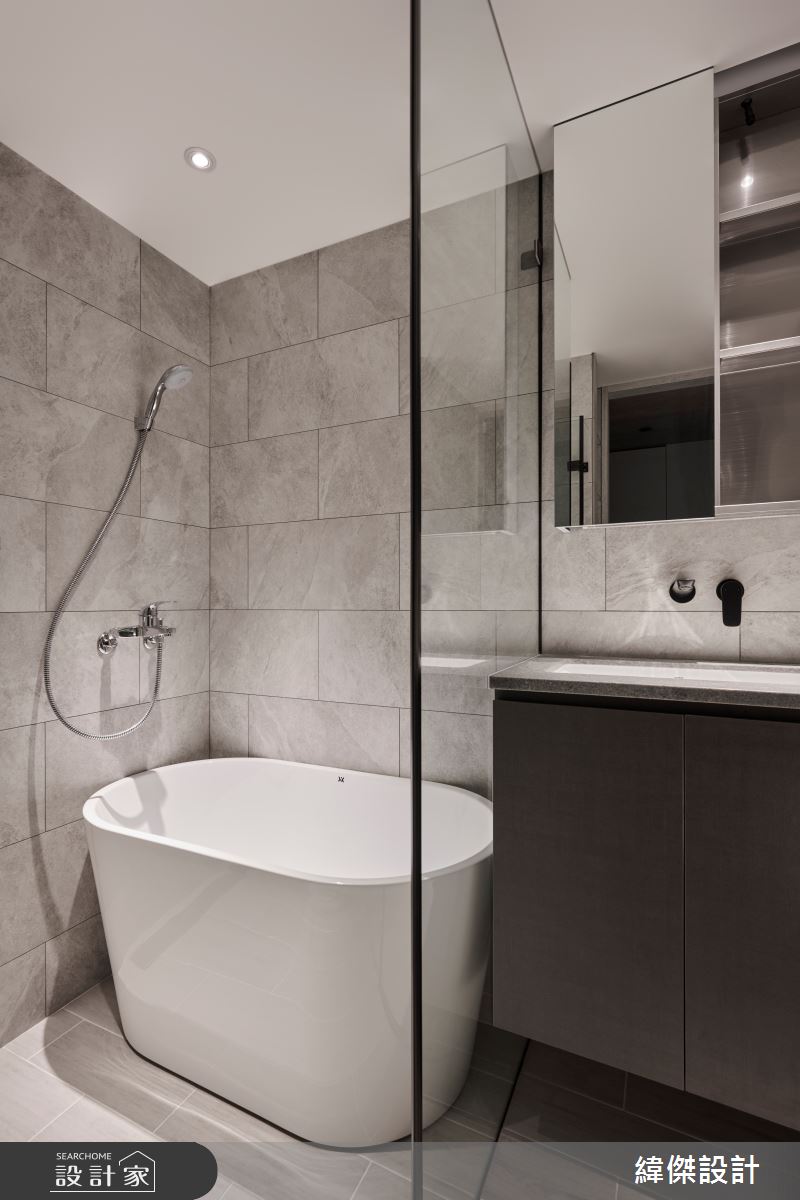 20坪新成屋(5年以下)＿現代風浴室案例圖片＿緯傑設計＿緯傑_25之23