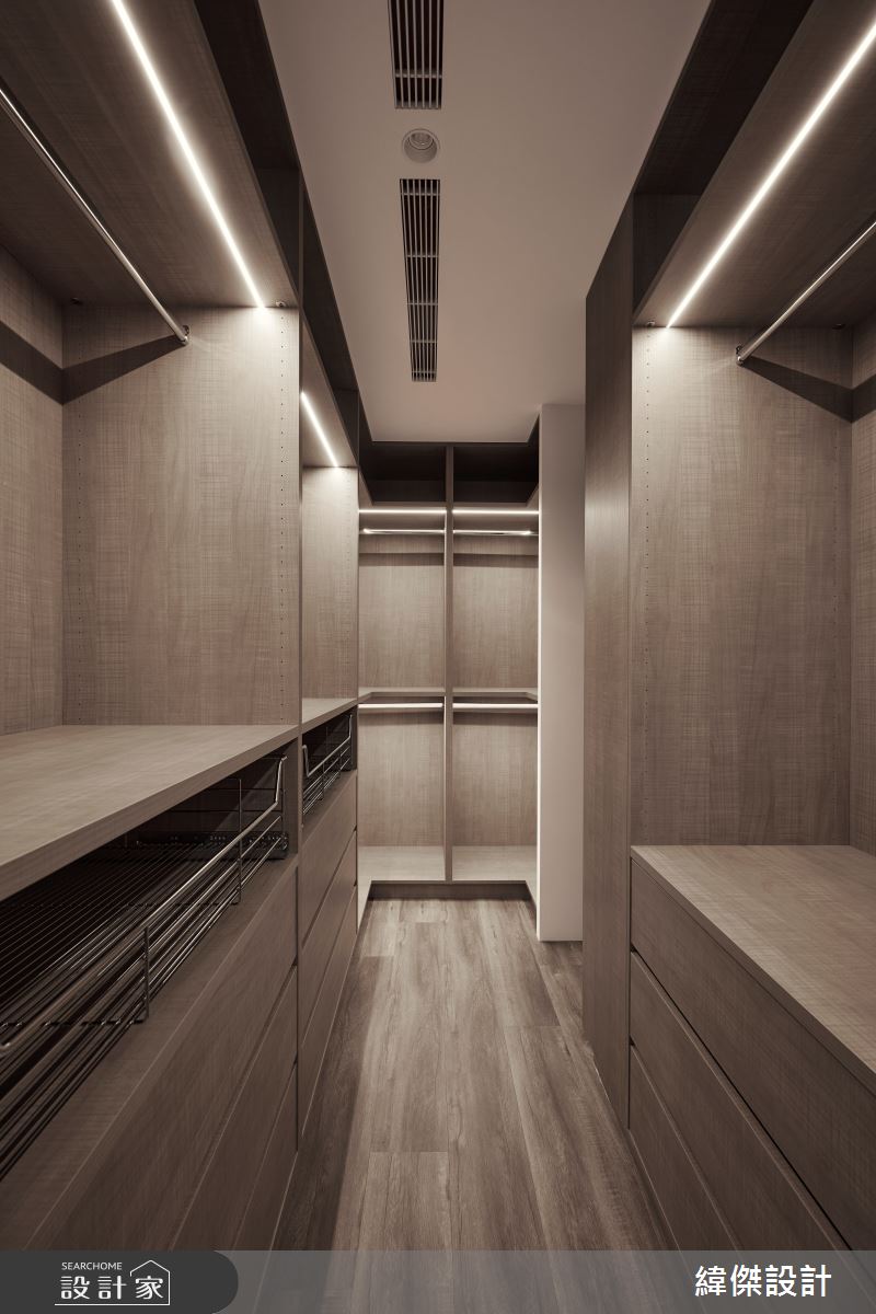 32坪老屋(16~30年)＿現代人文風更衣間案例圖片＿緯傑設計＿緯傑_30之17