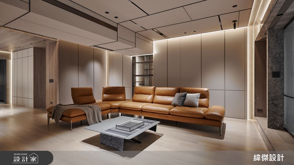 60坪新成屋(5年以下)＿現代風客廳案例圖片＿緯傑設計＿緯傑_33之2