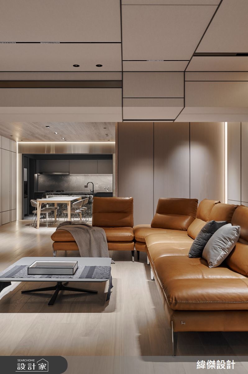 60坪新成屋(5年以下)＿現代風客廳餐廳案例圖片＿緯傑設計＿緯傑_33之4