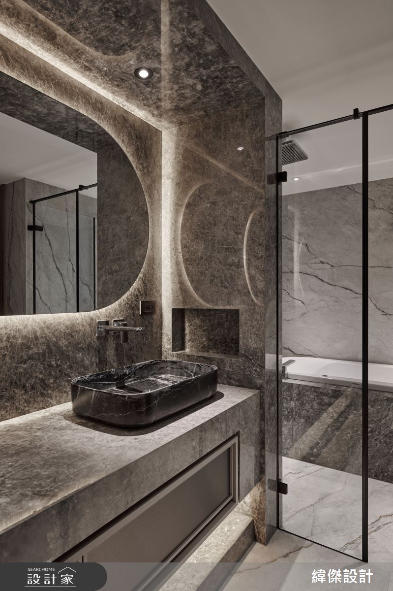 60坪新成屋(5年以下)＿現代風浴室案例圖片＿緯傑設計＿緯傑_33之23