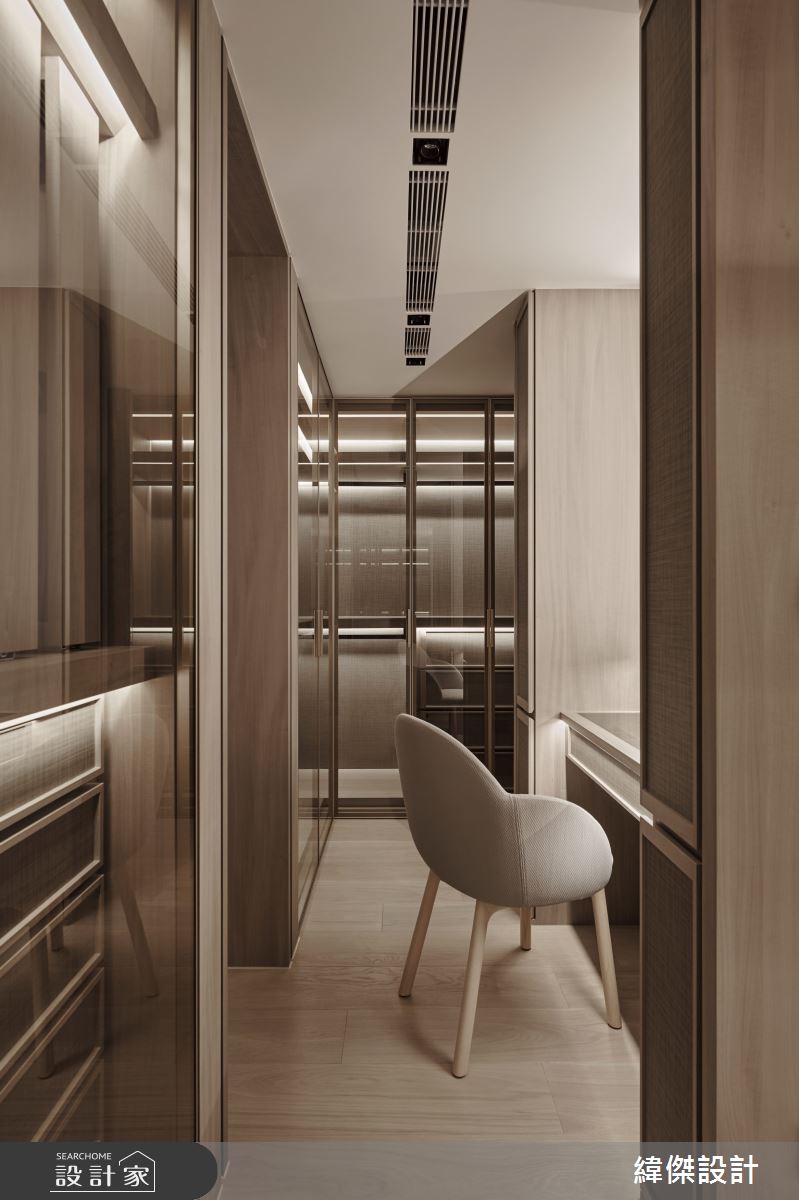 60坪新成屋(5年以下)＿現代風更衣間案例圖片＿緯傑設計＿緯傑_33之26