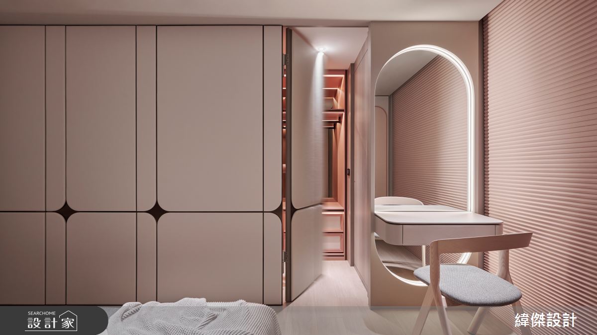 60坪新成屋(5年以下)＿現代風臥室更衣間案例圖片＿緯傑設計＿緯傑_33之3182
