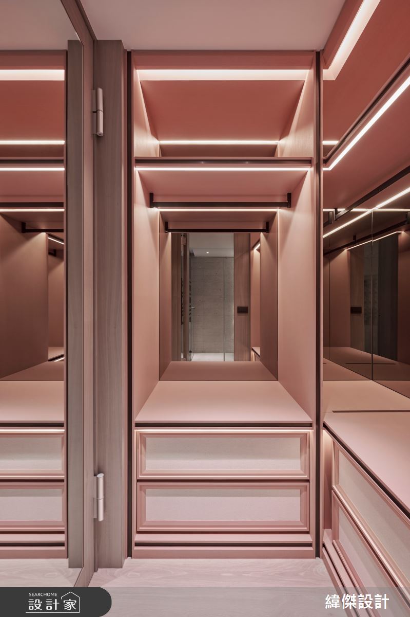 60坪新成屋(5年以下)＿現代風更衣間案例圖片＿緯傑設計＿緯傑_33之32