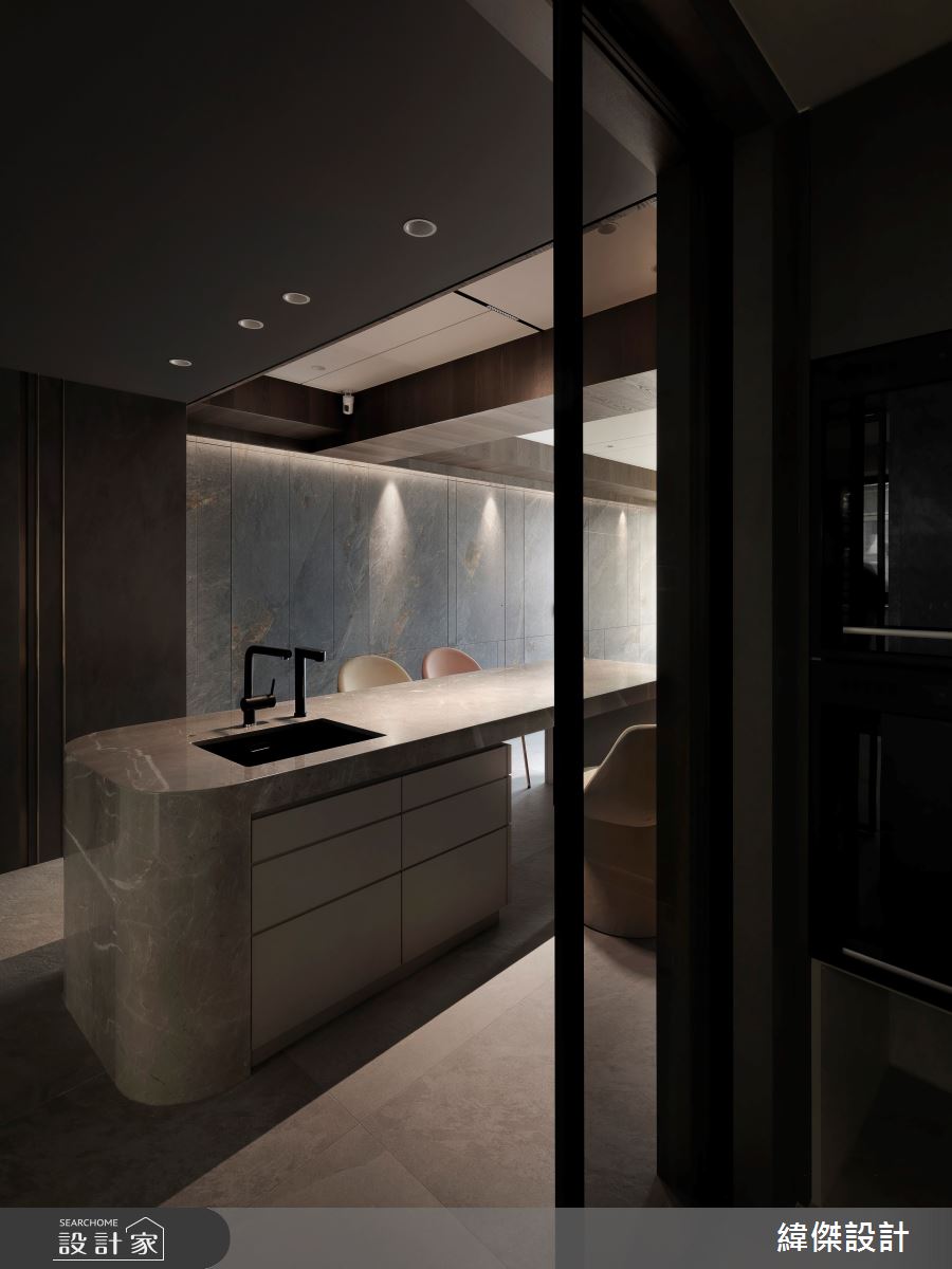 36坪老屋(41~50年)＿現代風餐廳中島案例圖片＿緯傑設計＿緯傑_34之12