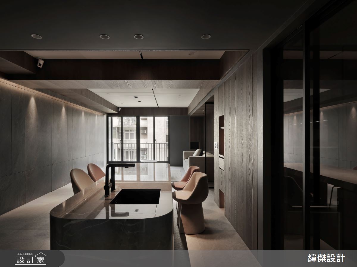 36坪老屋(41~50年)＿現代風餐廳中島案例圖片＿緯傑設計＿緯傑_34之13