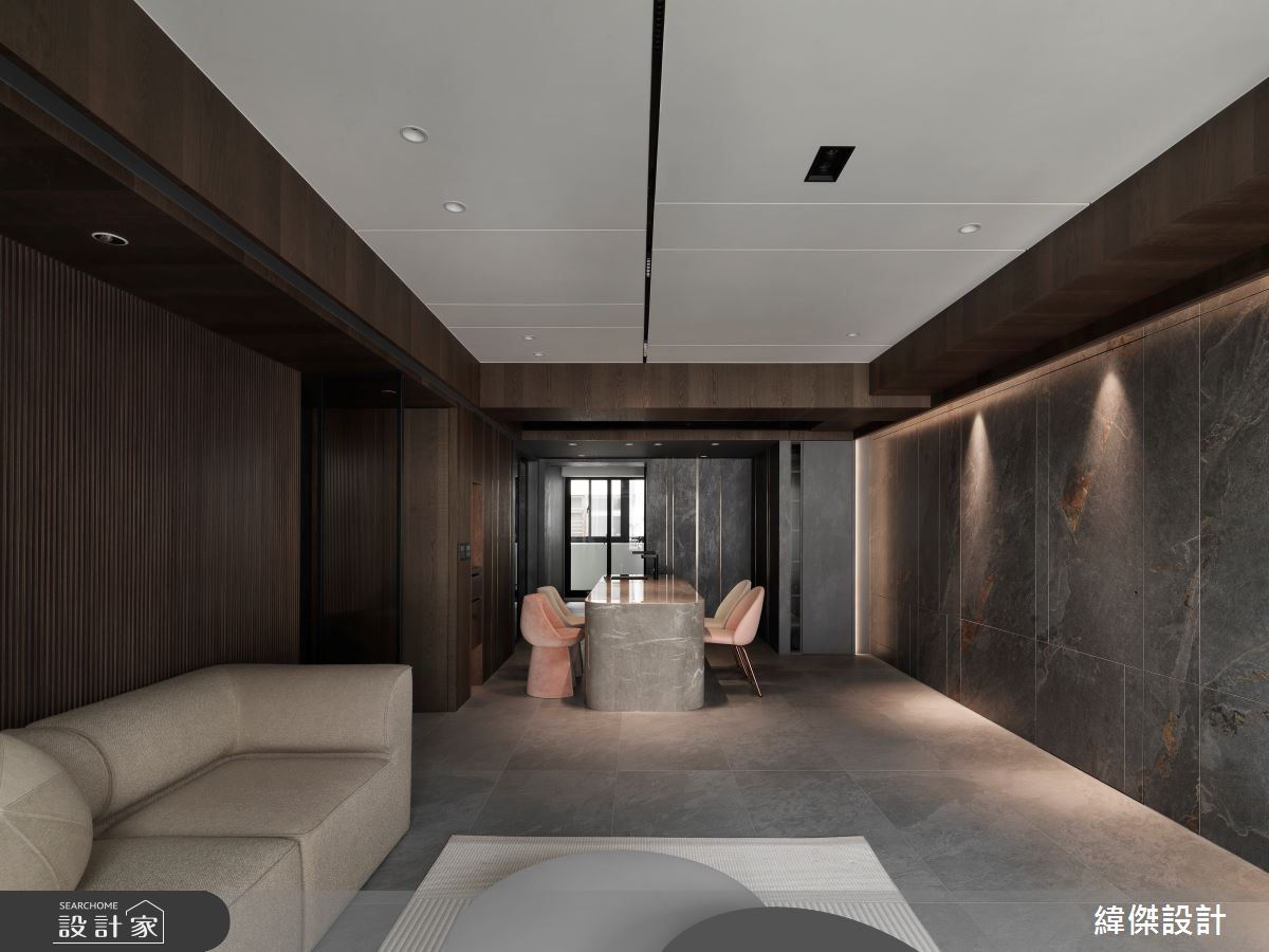 36坪老屋(41~50年)＿現代風客廳餐廳中島案例圖片＿緯傑設計＿緯傑_34之19