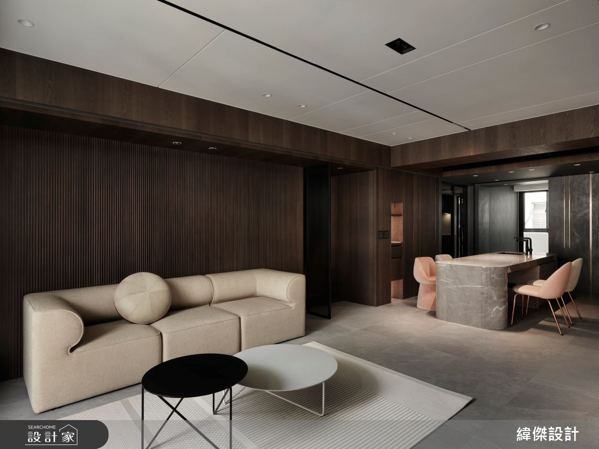 36坪老屋(41~50年)＿現代風客廳餐廳中島案例圖片＿緯傑設計＿緯傑_34之20