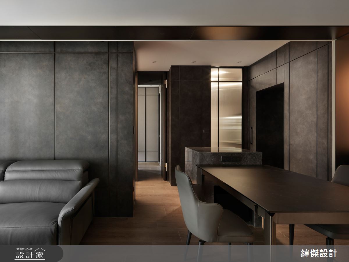 24坪新成屋(5年以下)＿現代風客廳廚房案例圖片＿緯傑設計＿緯傑_35之13